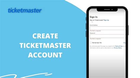 Create a Ticketmaster Account – Ticketmaster Help.